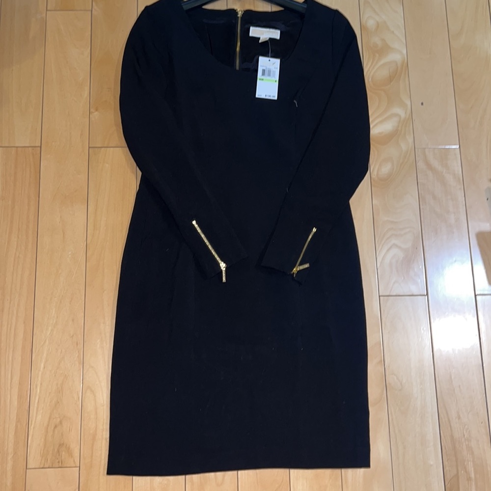 Michael Kors black sheath dress